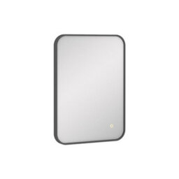 Royal Bathrooms Luton 500 X 700mm Black Backlit Framed Led Illuminated Rectangular Bathroom Mirror With Touch Sensor & Anti-Fog - thumbnail 5