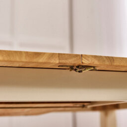 Furniturebox Salcombe Extending Rectangular Wooden Table With 2 Whitby Chairs & 1 Small Bench - thumbnail 4
