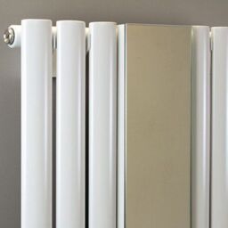 Ximax Fortuna Mirror Form1859W White Vertical 2387Btu Radiator, (W)590mm X (H)1800mm - thumbnail 4