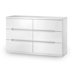 Ashfield Stylish White Oak Narrow Chest - 7 Drawers - thumbnail 1