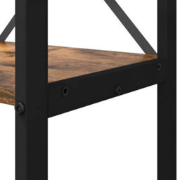 Berkfield Bookcase Smoked Oak 60 X 30 X 188 Cm Engineered Wood - thumbnail 8
