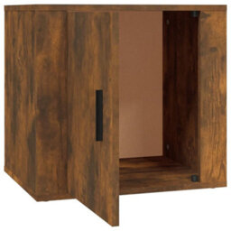 Berkfield Elegant Bedside Cabinets 2 Pcs Smoked Oak 50X39X47 Cm - thumbnail 8