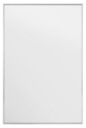"Mirroroutlet Artus - Silver Aluminium Edged Wall Mirror 47"" X 31"" (120 Cm X 80 Cm)" - thumbnail 3