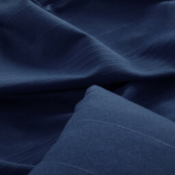 Classic Rib Cotton Throw, Sofa Bed Throw - 150 X 200 Cm Fits Most 2 Seater Sofas Settee Arm Chair & Single Bed, Navy Blue - thumbnail 4