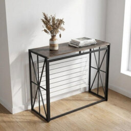 Garden Greatness Rustic Wooden Top Console Table