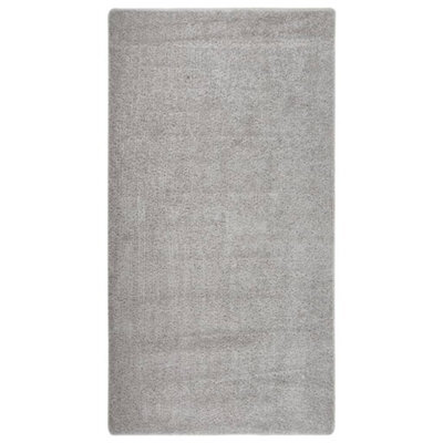 Walplus Shaggy Rug Light Grey 80X150 Cm Anti Slip - image 1