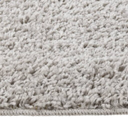 Walplus Shaggy Rug Light Grey 80X150 Cm Anti Slip - thumbnail 2