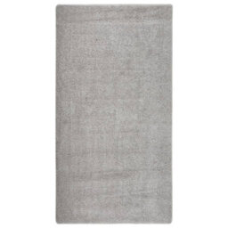 Walplus Shaggy Rug Light Grey 80X150 Cm Anti Slip - thumbnail 1