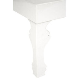 Orsina High Gloss White Coffee Table, White Wood Coffee Table, Rectangular Coffee Table, Stylish Coffee Table - thumbnail 3