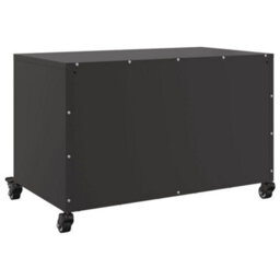 Berkfield Tv Cabinet Black 68X39X43.5 Cm Steel - thumbnail 8