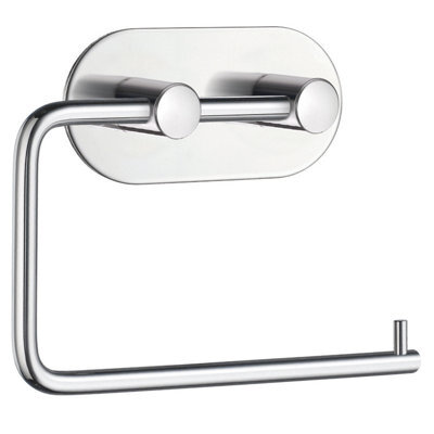 Beslagsboden - Design Toilet Roll Holder In Polished Stainless Steel Self-Adhesive