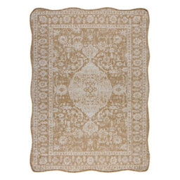 RugsX Organic 2762 Sisal Carpet Ornament, Frame Natural Ecru  Modern Irregular Shape 240X330 Cm - thumbnail 4