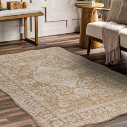 RugsX Organic 2762 Sisal Carpet Ornament, Frame Natural Ecru  Modern Irregular Shape 240X330 Cm - thumbnail 3