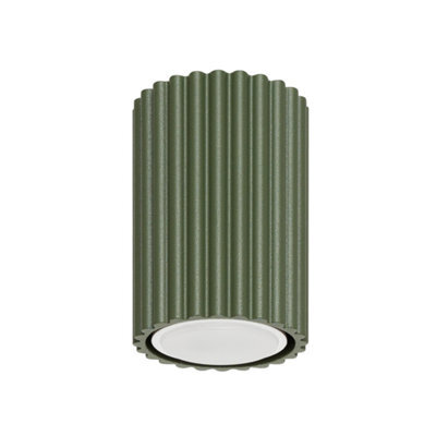 Sollux Lighting Karbon Aluminum Olive Green 1 Lights Minimalist Ceiling Light - image 1