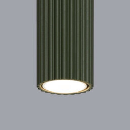 Sollux Lighting Karbon Aluminum Olive Green 1 Lights Minimalist Ceiling Light - thumbnail 5