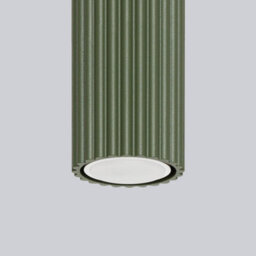 Sollux Lighting Karbon Aluminum Olive Green 1 Lights Minimalist Ceiling Light - thumbnail 4