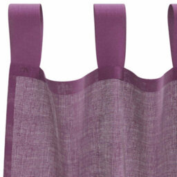 Berkfield Voile Curtains With Loops 2 Pcs Purple 140X225 Cm - thumbnail 5