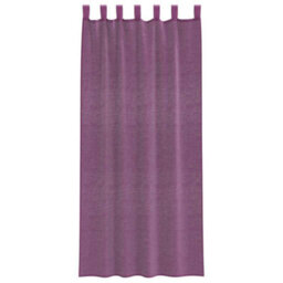 Berkfield Voile Curtains With Loops 2 Pcs Purple 140X225 Cm - thumbnail 4