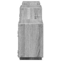 Berkfield Wall Shelf Grey Sonoma 129X18X42 Cm Engineered Wood - thumbnail 5