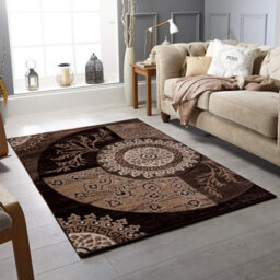 Modern Traditional Living Room Area Rug Rectangular Soft Short Pile Carpet For Bedroom Dining Room 80X150 Cm - thumbnail 5
