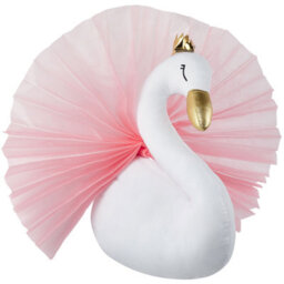 Beliani Kids Wall Decor Swan Odetta Cotton 32 Cm White - thumbnail 4