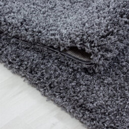 Uetian Luxurious Shaggy Rugs Soft Extra Thick Area Rugs Heavy 5Cm Dense Pile For Living Room Bedroom Hallway (Dark Grey 60 X 110) - thumbnail 3