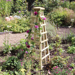 Zest Scafell Pike Obelisk Wooden Garden Plant Rose Flower Support By Zest Outdoor Living - thumbnail 3