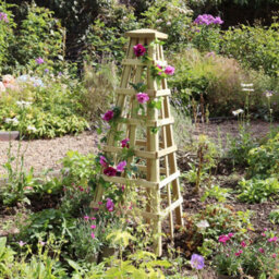 Zest Scafell Pike Obelisk Wooden Garden Plant Rose Flower Support By Zest Outdoor Living - thumbnail 4