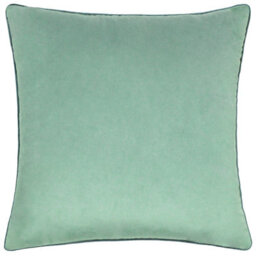 Paoletti Meridian Velvet Feather Rich Cushion - thumbnail 1