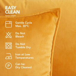 Deconovo Crushed Velvet Cushion Covers 45Cm X 45Cm 18X18 Inches Flanges Throw Pillow Cases For Bedroom With Invisible Zipper Gold - thumbnail 4
