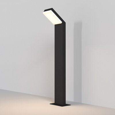 Luminosa Lighting Luminosa Maytoni Paso Outdoor Bollard Black 3000K Ip54 - image 1