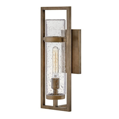 Luminosa Lighting Elstead Cordillera 1 Light Outdoor Wall Light Burnished Bronze Ip44