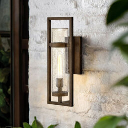Luminosa Lighting Elstead Cordillera 1 Light Outdoor Wall Light Burnished Bronze Ip44 - thumbnail 3