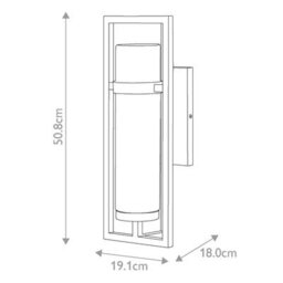 Luminosa Lighting Elstead Cordillera 1 Light Outdoor Wall Light Burnished Bronze Ip44 - thumbnail 2