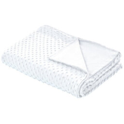 Beliani Weighted Blanket Cover 1000 Callisto 135 X 200 Cm White - thumbnail 1