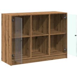 Berkfield Sideboard Artisian Oak 102X37X75.5 Cm Engineered Wood - thumbnail 7