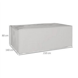 Grey Uv Rain Cover For Rattan Garden Furniture 210X140X80Cm - thumbnail 3