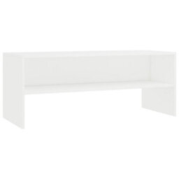 Vidaxl Tv Cabinet White 100X40X40 Cm Engineered Wood