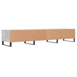 Walplus Tv Cabinet Concrete Grey 150X36X30 Cm Engineered Wood - thumbnail 8