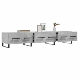 Walplus Tv Cabinet Concrete Grey 150X36X30 Cm Engineered Wood - thumbnail 4