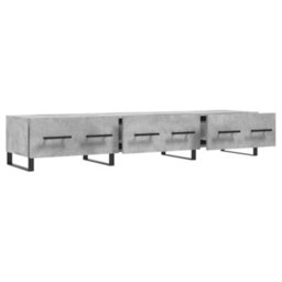Walplus Tv Cabinet Concrete Grey 150X36X30 Cm Engineered Wood - thumbnail 6