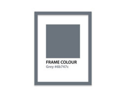 A5 Grey Picture Frame With Mount For A6 (10.5 X 14.8Cm - 4.1 X 5.8In) Poster, Photo, Artwork, Or Print. - thumbnail 3