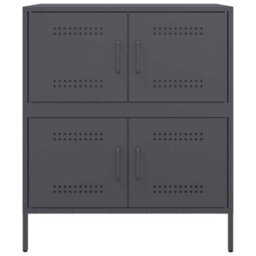Berkfield Sideboard Anthracite 68X39X79 Cm Steel - thumbnail 6