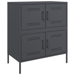 Berkfield Sideboard Anthracite 68X39X79 Cm Steel - thumbnail 2