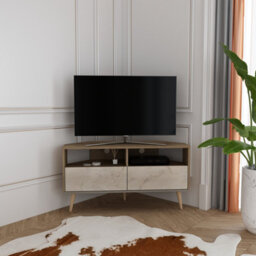 Decorotika Aura Tv Unit For Tvs Up To 55 Inch Travertine - thumbnail 1