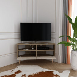 Decorotika Aura Tv Unit For Tvs Up To 55 Inch Travertine - thumbnail 4