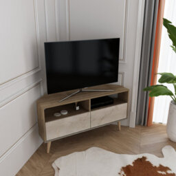 Decorotika Aura Tv Unit For Tvs Up To 55 Inch Travertine - thumbnail 3