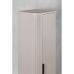 Heze Furniture Elegance Glamour Style Tall Bathroom Cabinet In Cashmere - thumbnail 5