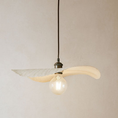 CGC Lighting Cgc Wanda Large 45Cm Paper Wave Easy Fit Lampshade - image 1