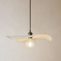 CGC Lighting Cgc Wanda Large 45Cm Paper Wave Easy Fit Lampshade - thumbnail 1